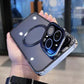 Mobiel telefoonhoesje met magnetische vergulde transparante spiegel voor iPhone