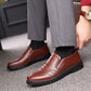 🔥😎Slipvaste business schoenen voor heren in zacht leder👞Koop er 2, gratis verzending
