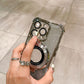 Geschikt voor iPhone 15PRO galvaniseren glitter vier hoeken anti-drop mobiele telefoonhoes